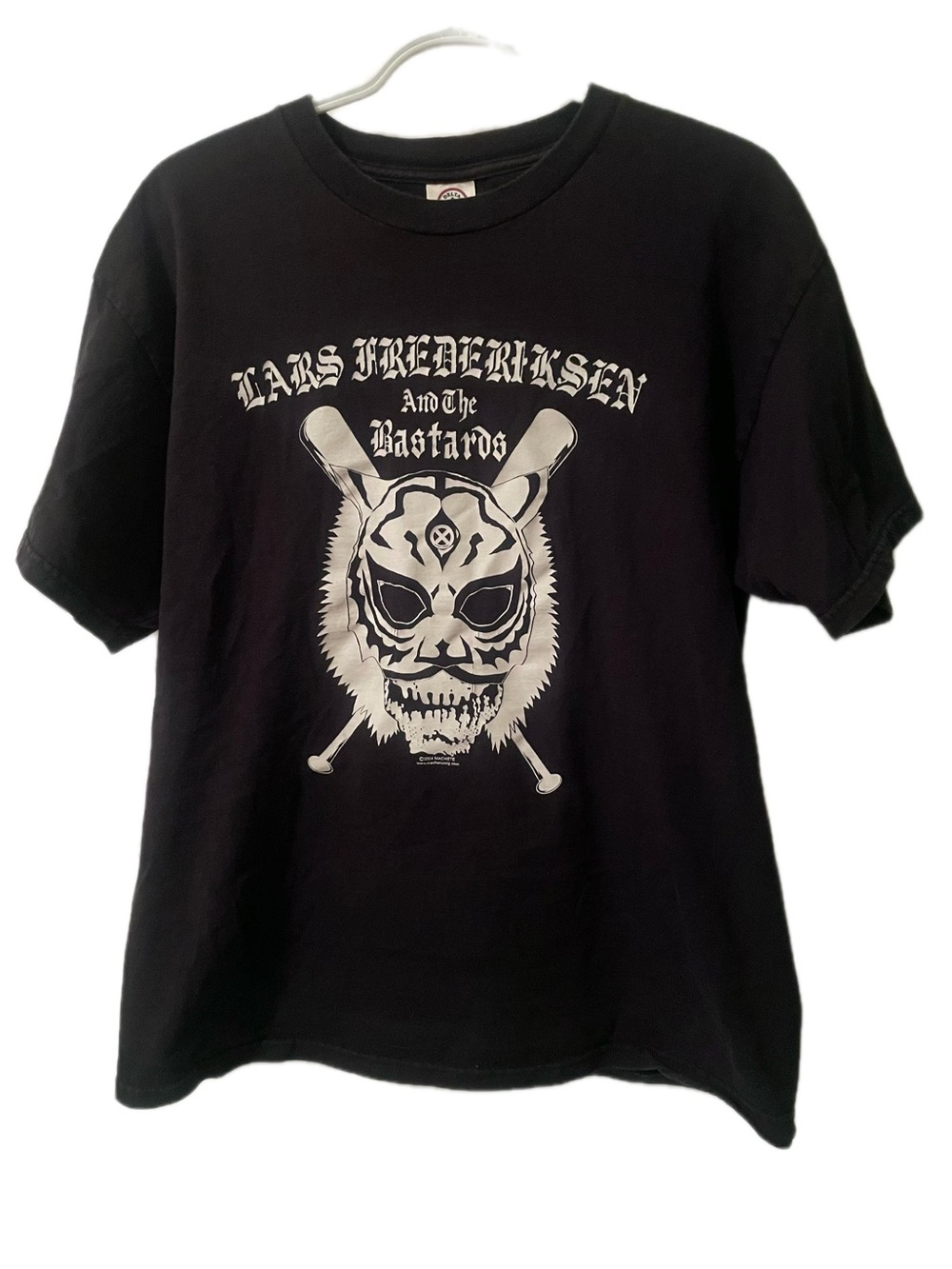 Rare 2004 Lars Frederiksen and The Bastards vintage t-shirt tiger mask